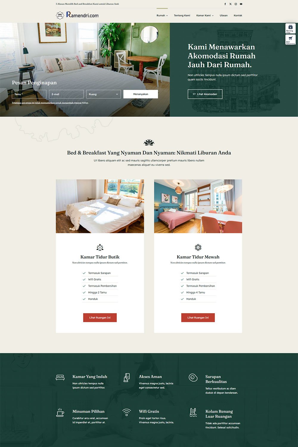 Desain Home Hotel dan Villa 001