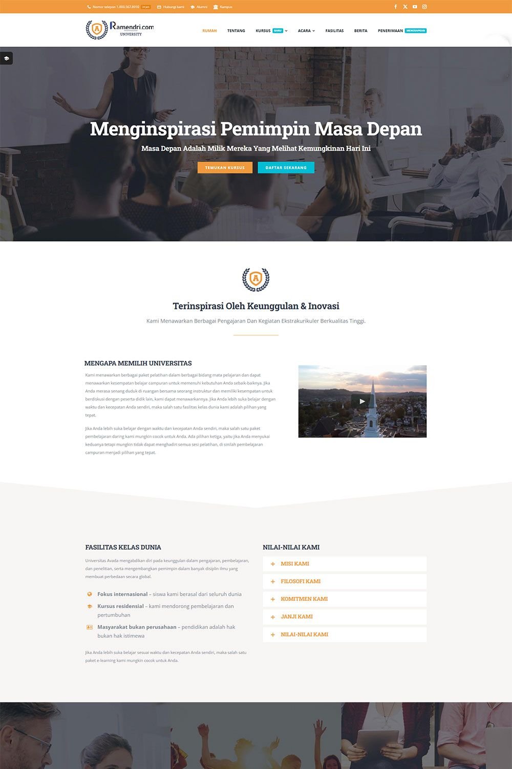 Home Website Sekolah 001