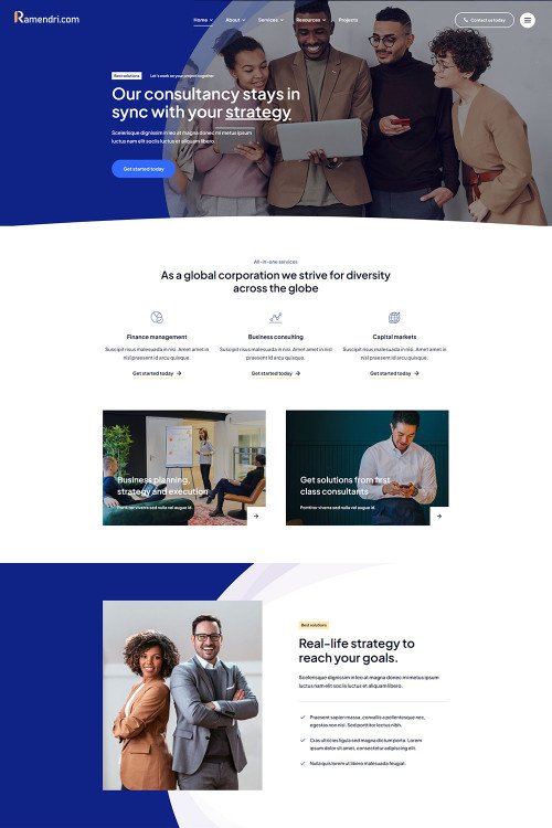 Website Korporat 001 - Home