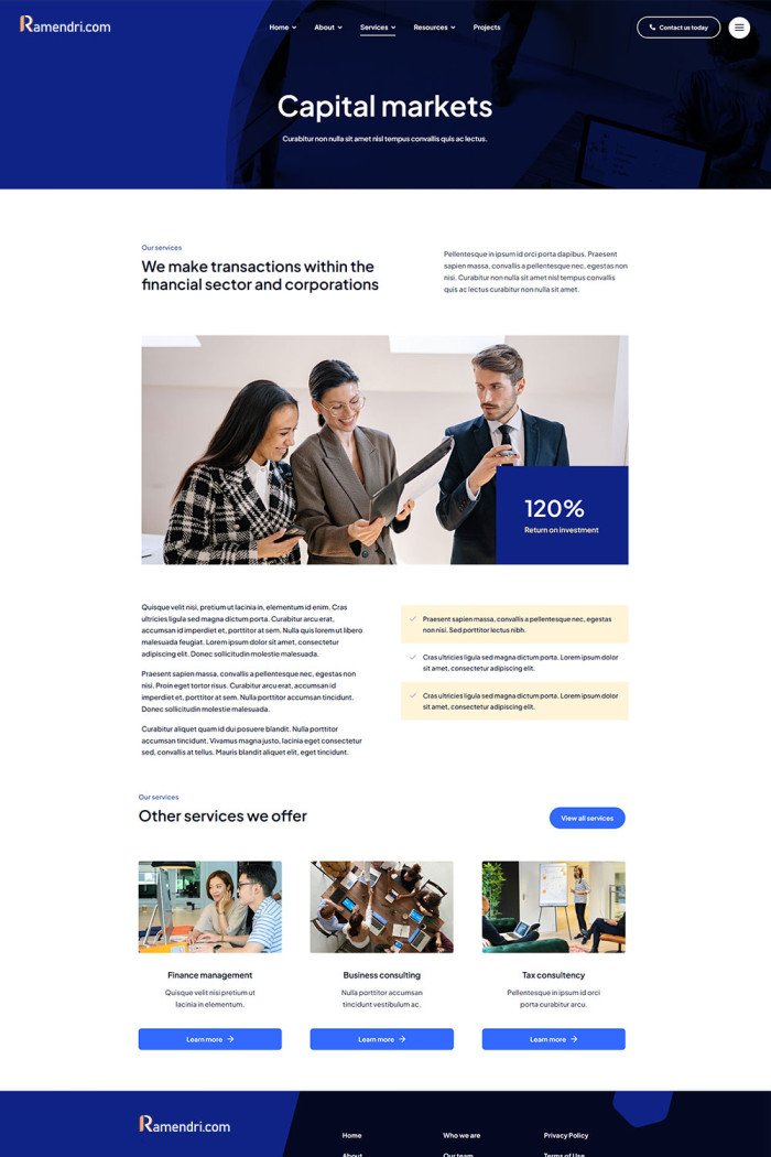 Website Korporat 001 - Service